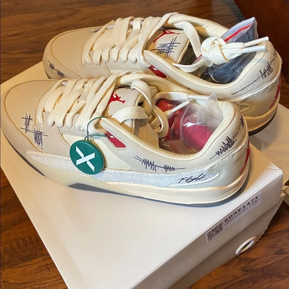 New Jordan Flight Court Who Decides War Coconut Milk Mens Size 11